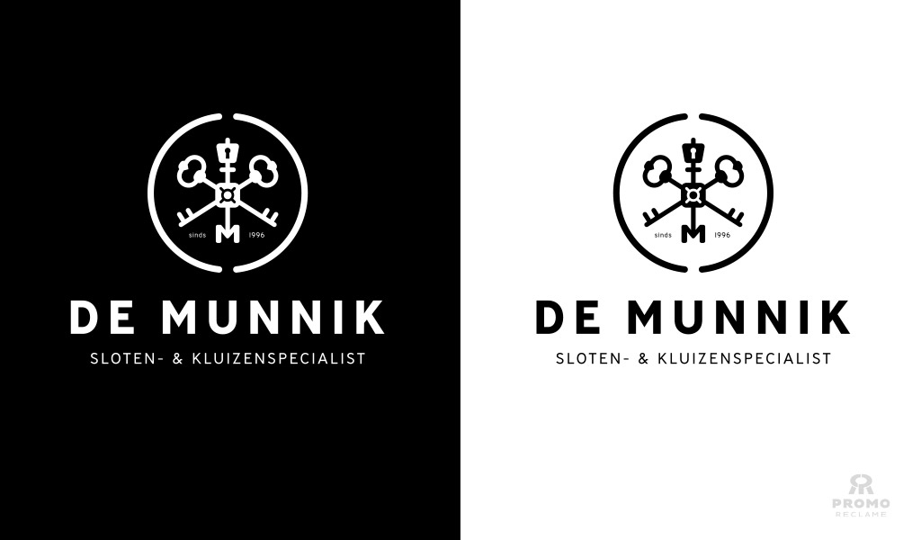 Logo ontwerp De Munnik - Sloten- & Kluizenspecialist